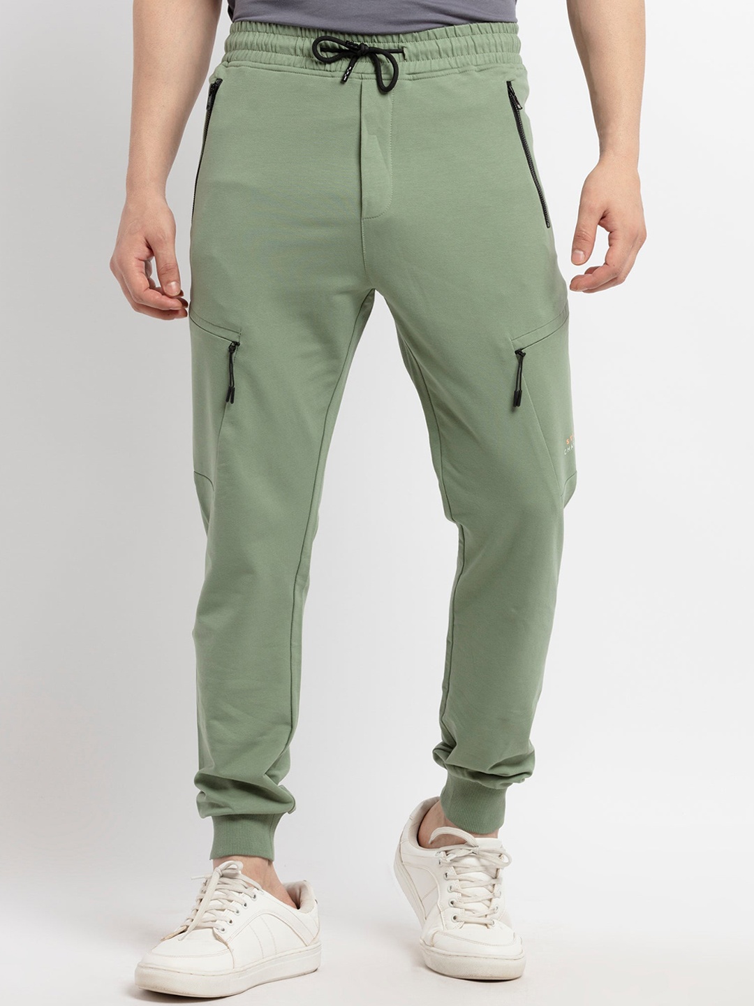 

Status Quo Men Green Regular Fit Solid Joggers