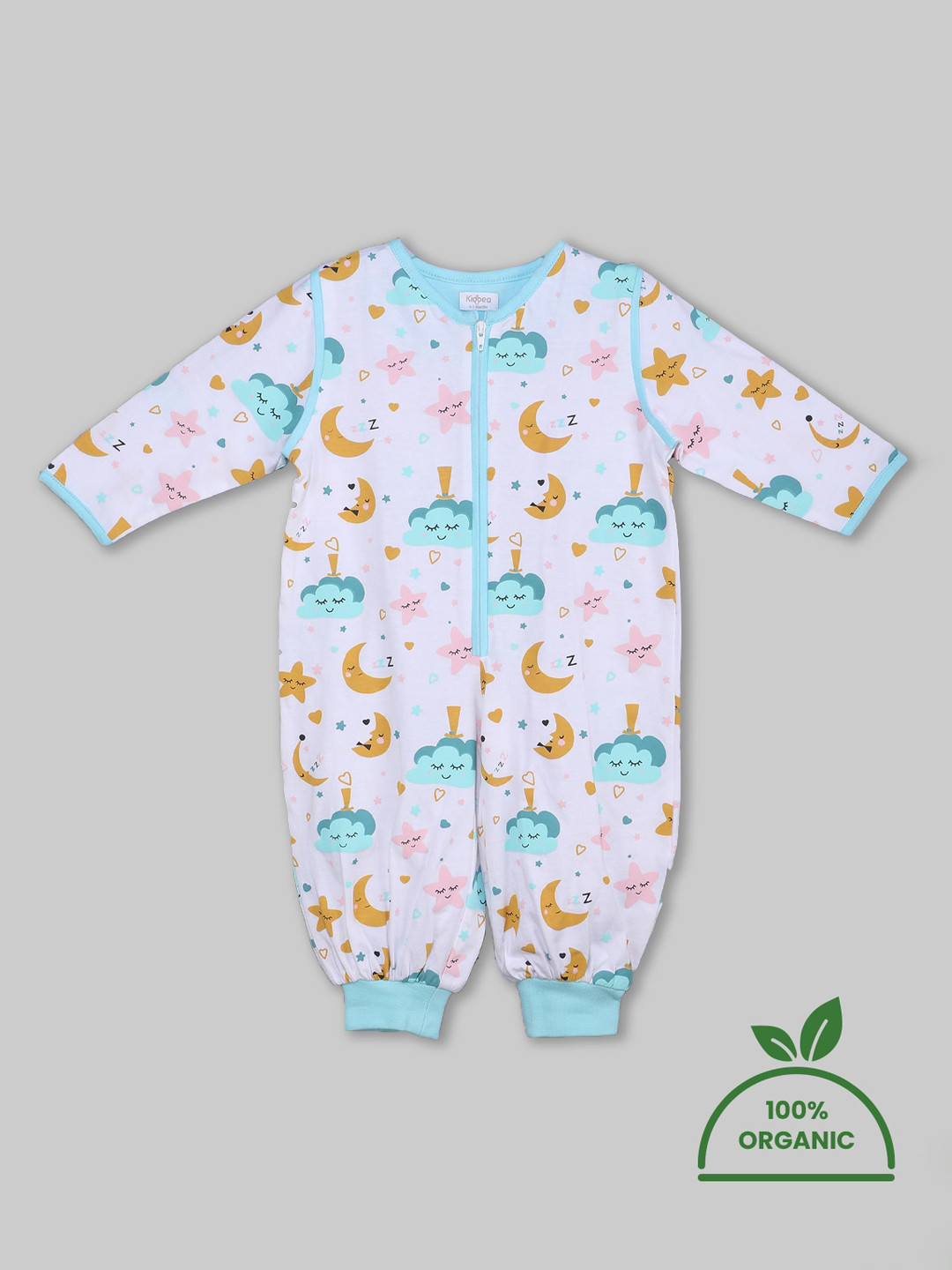 

Kidbea Boys Multicolored Printed Sleepsuit, Multi