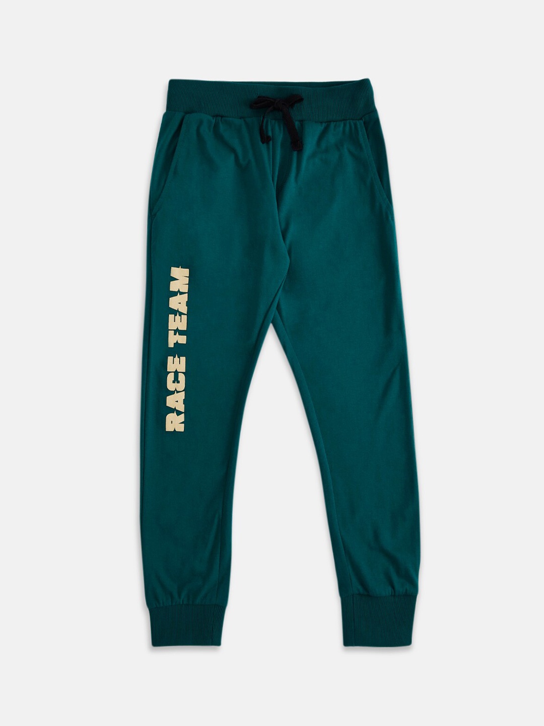 

Pantaloons Junior Boys Olive Green Solid Joggers