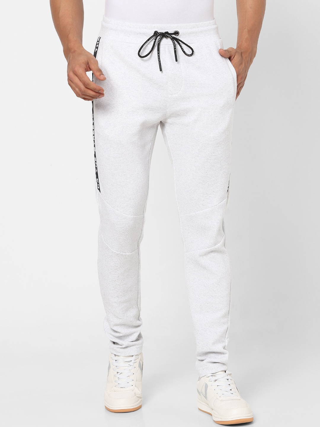 

Street Armor by Pantaloons Men White Relaxed-Fit Solid Track Pants