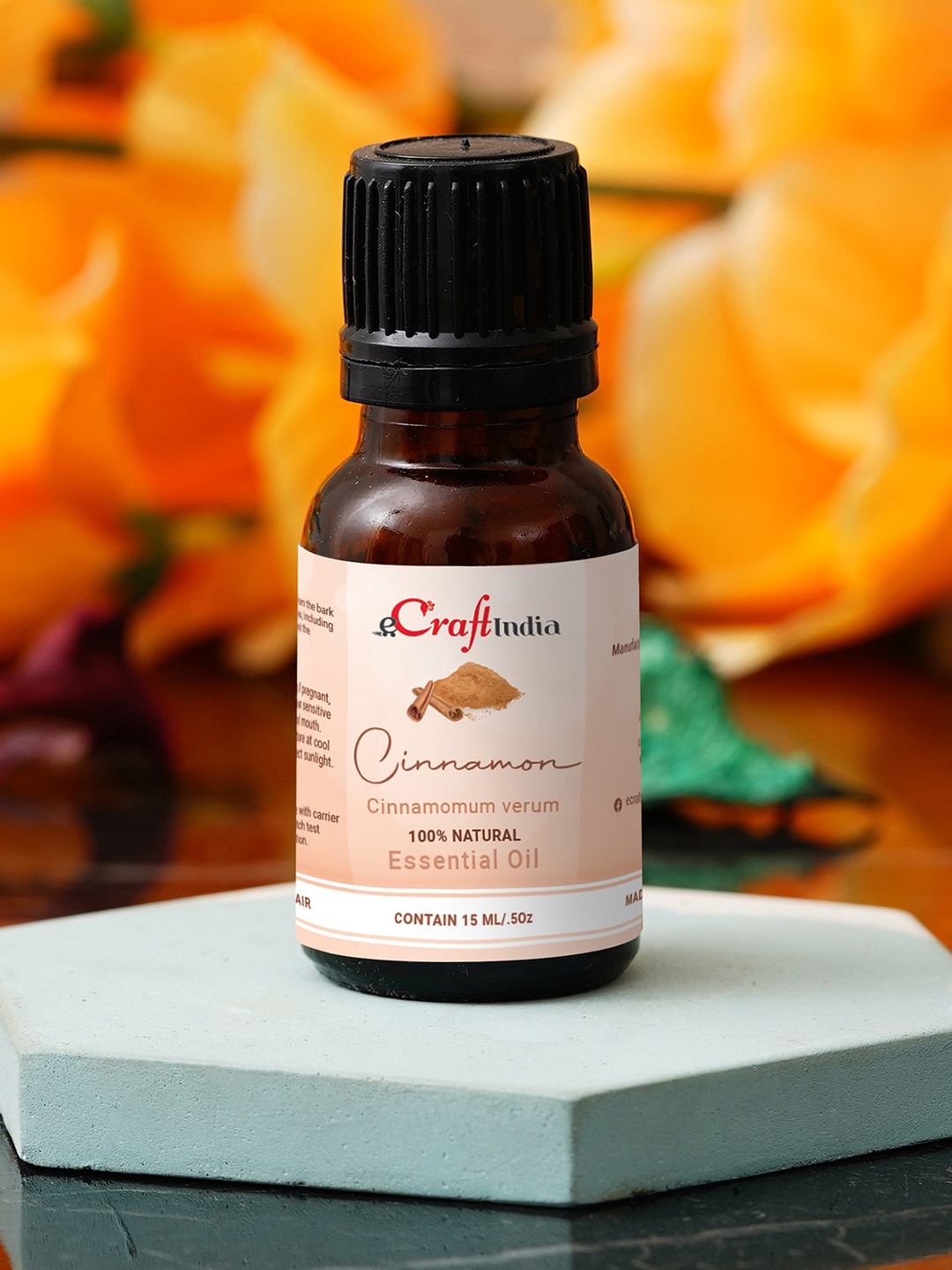

eCraftIndia Cinnamon 100% Natural Essential Oil For Skin & Hair, Multi