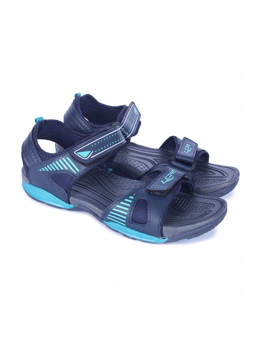 

Lancer Men Blue & Navy Blue Sports Sandals