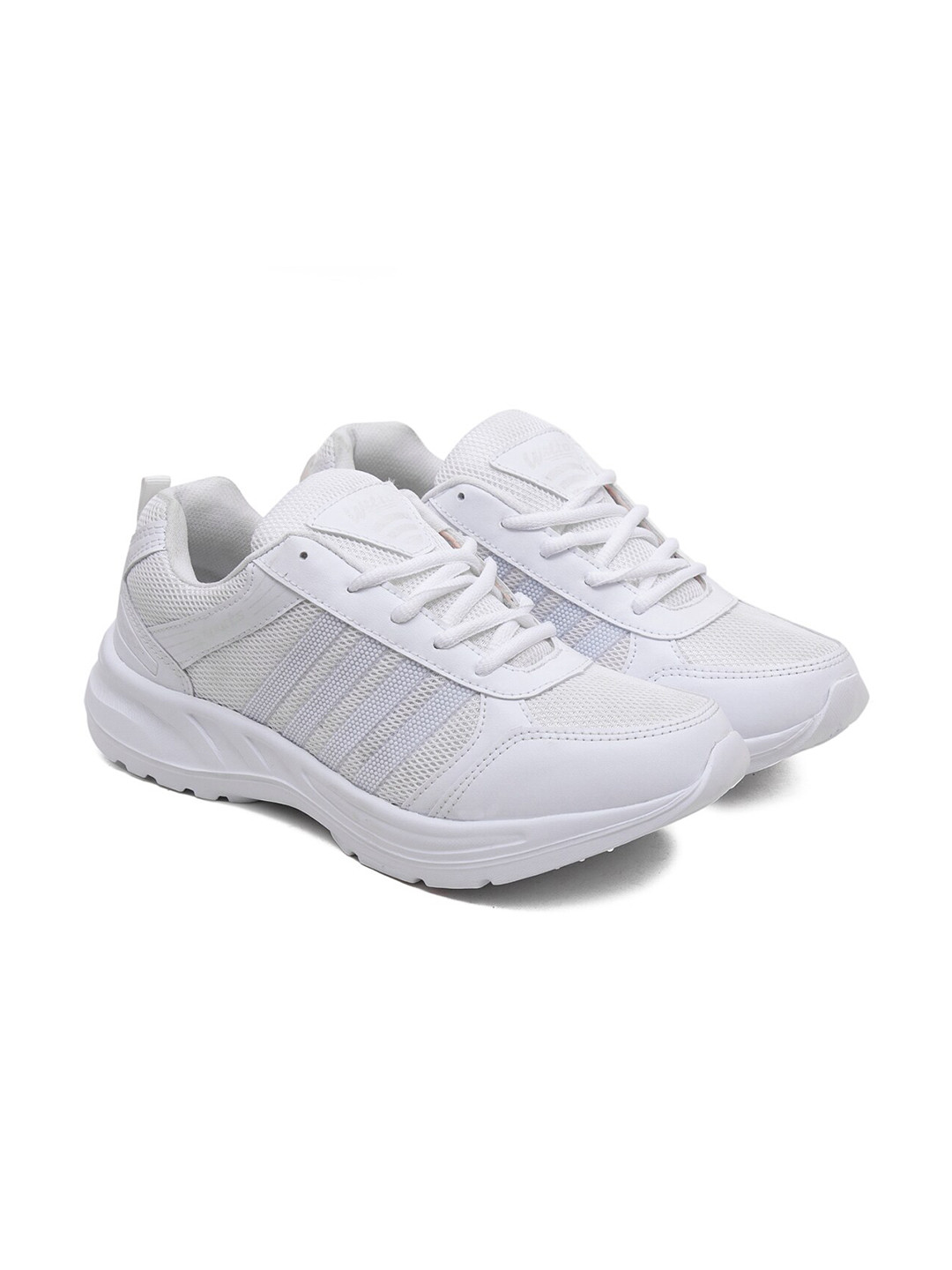 

ASIAN Men White Mesh Running Sports Shoes