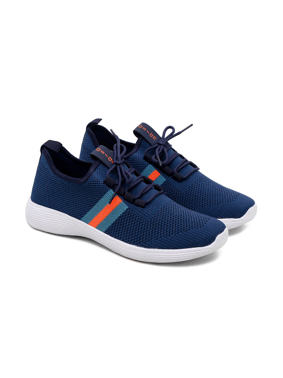 

ASIAN Men Navy Blue Mesh Men Running Lace Up Shoes