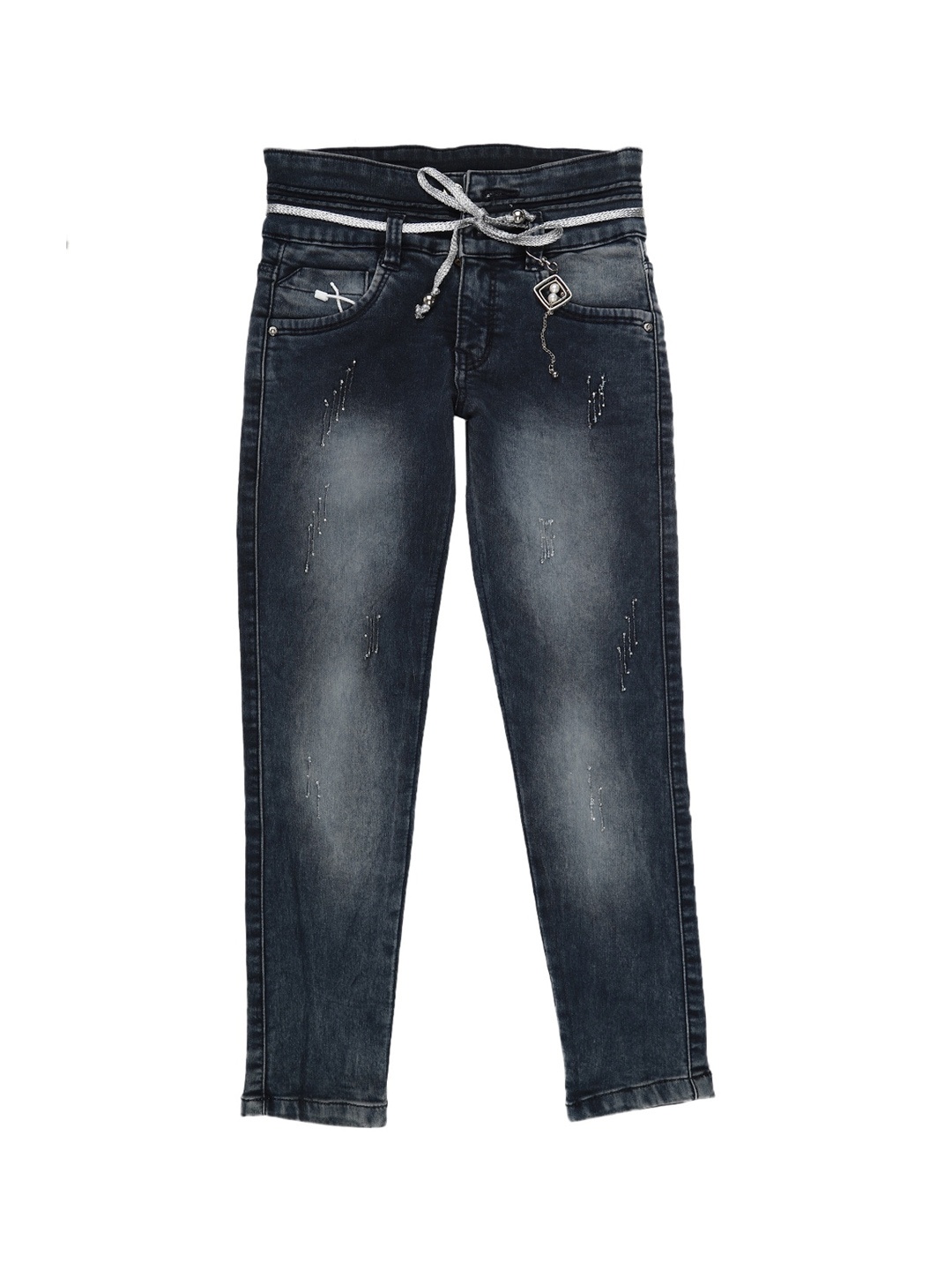 

V-Mart Girls Blue Light Fade Stretchable Jeans