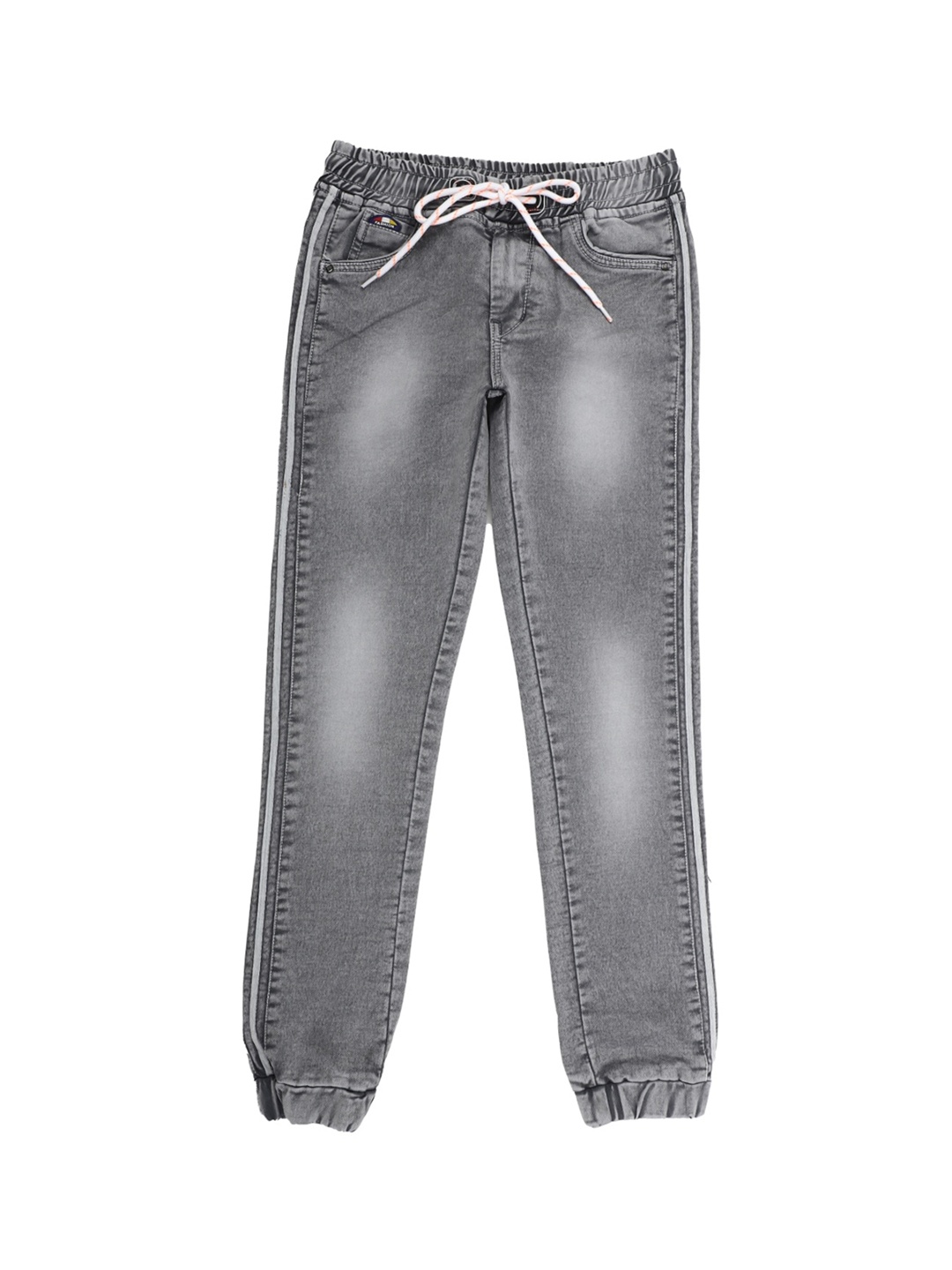 

V-Mart Boys Grey Heavy Fade Stretchable Jeans