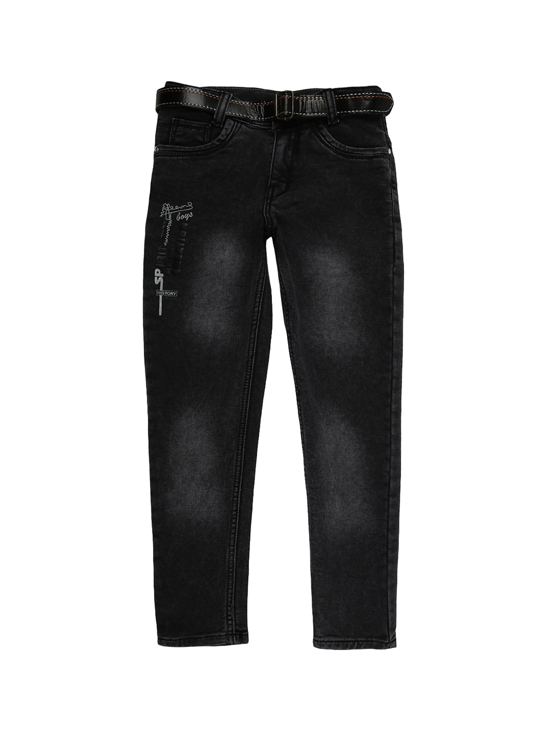 

V-Mart Boys Black Light Fade Stretchable Jeans