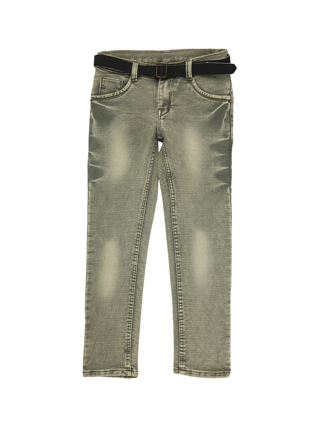 

V-Mart Boys Green Light Fade Stretchable Jeans