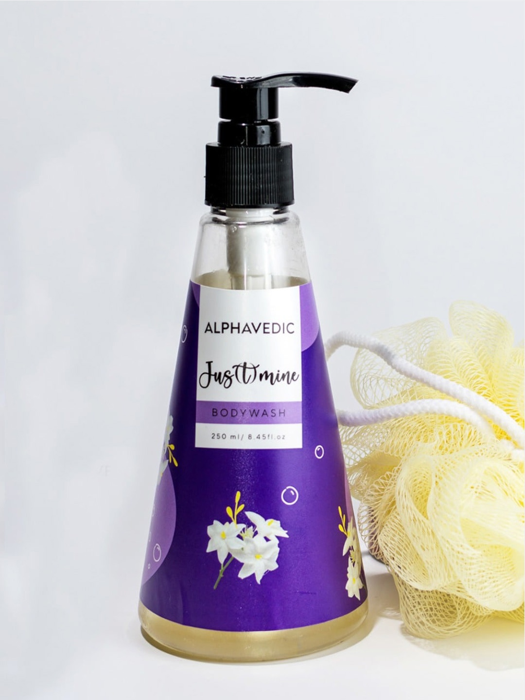 

ALPHAVEDIC Just Mine Body Wash with Aloe Vera & Vitamin E 250 ml, Transparent