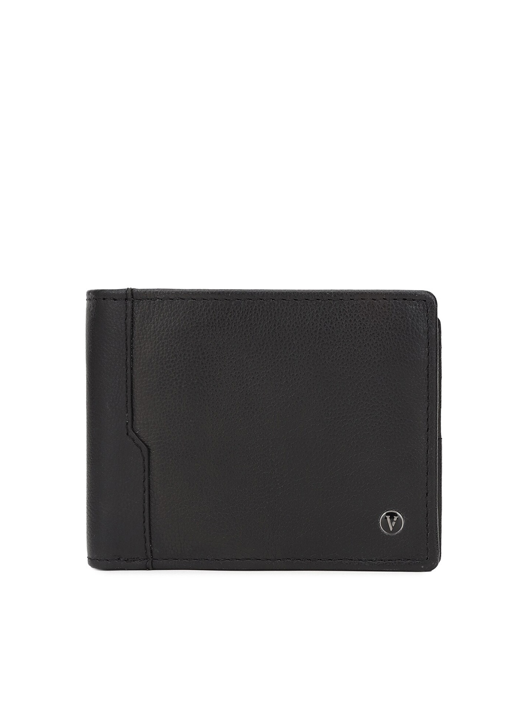 

Van Heusen Men Black Leather Two Fold Wallet