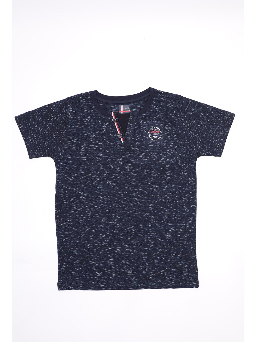 

AXM CHAMP Boys Navy Blue Printed T-shirt