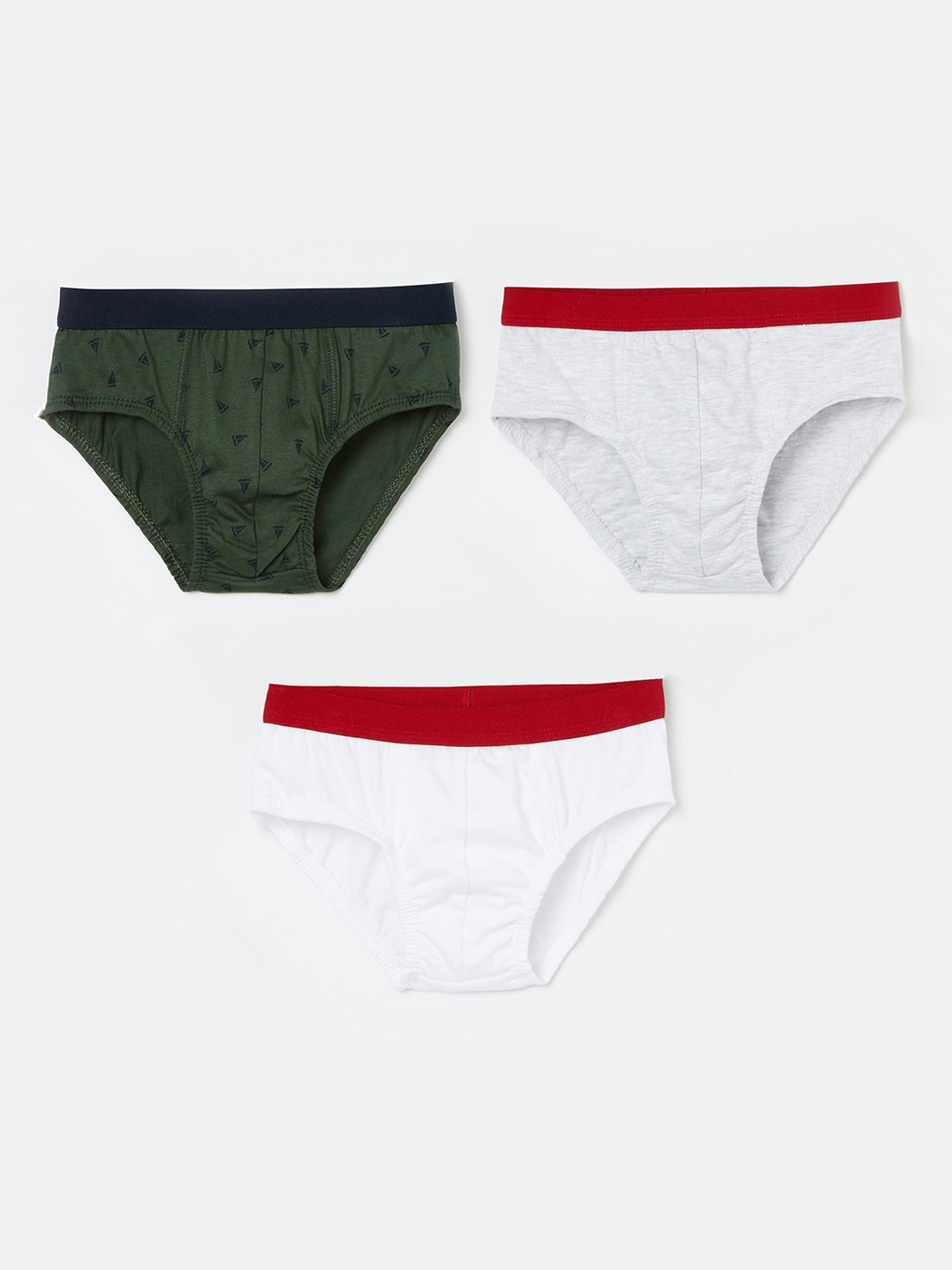 

Fame Forever by Lifestyle Boys Pack Of 3 Multi-Colored Printed Cotton Basic Briefs