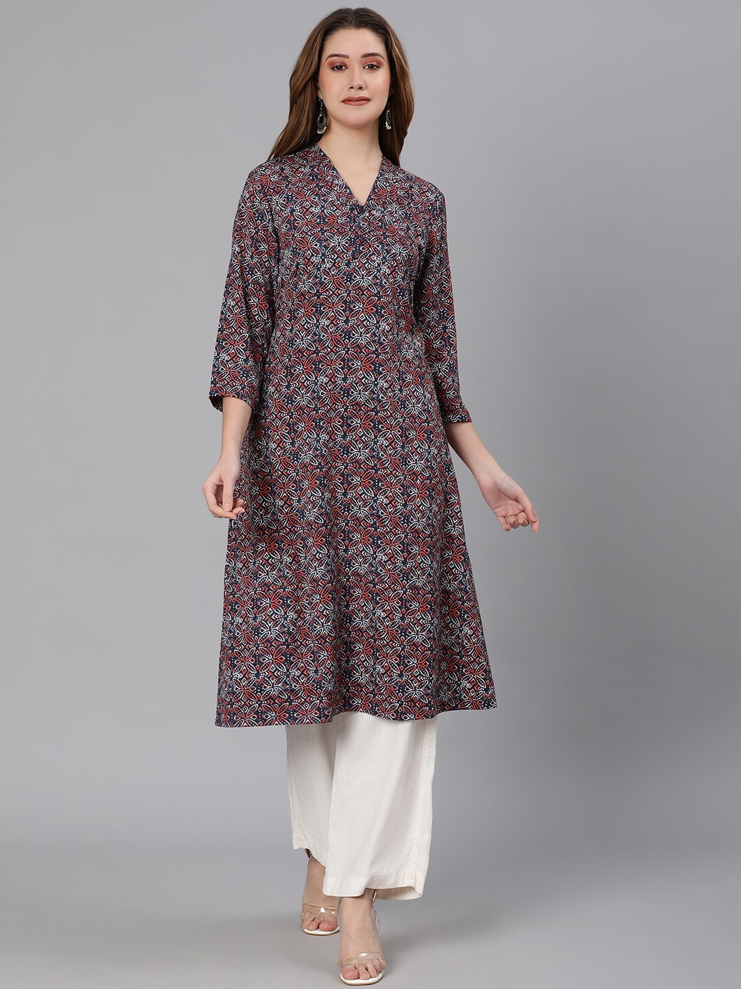 

Oxolloxo Women Multi Colour Floral Printed Tunic
