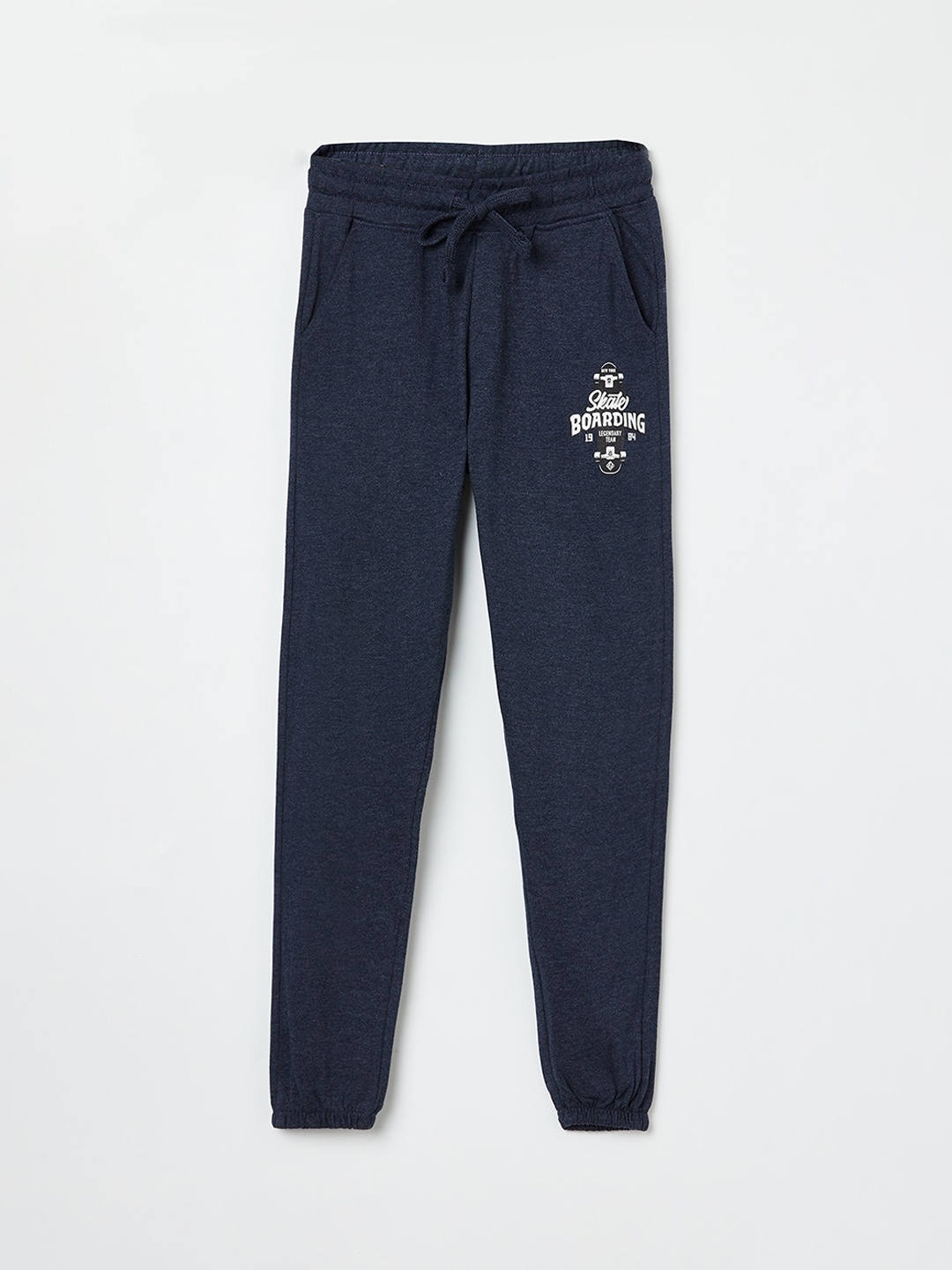 

Fame Forever by Lifestyle Boys Navy-Blue Solid Track Pant