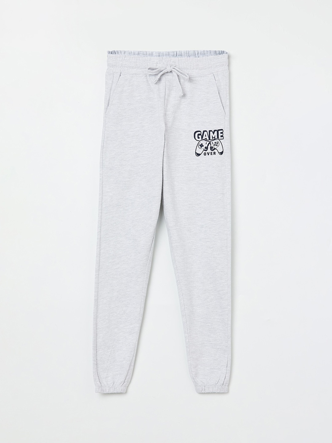 

Fame Forever by Lifestyle Boys Grey Solid Joggers