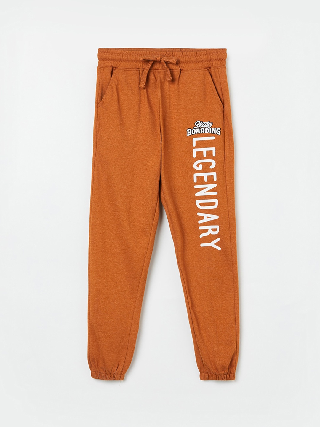 

Fame Forever by Lifestyle Boys Red-Melange Solid Joggers