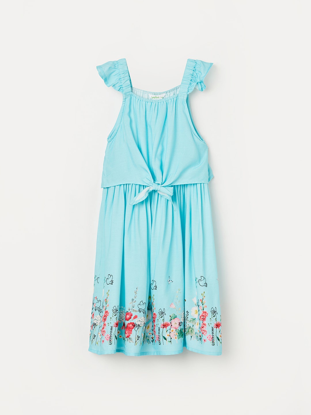 

Bossini Girls Blue Floral Printed Dress