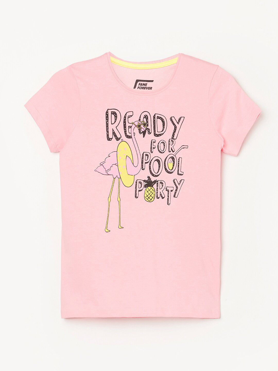 

Fame Forever by Lifestyle Pink Print Top