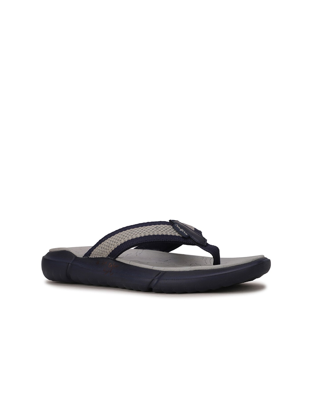 

Bata Men Grey & Black Thong Flip-Flops