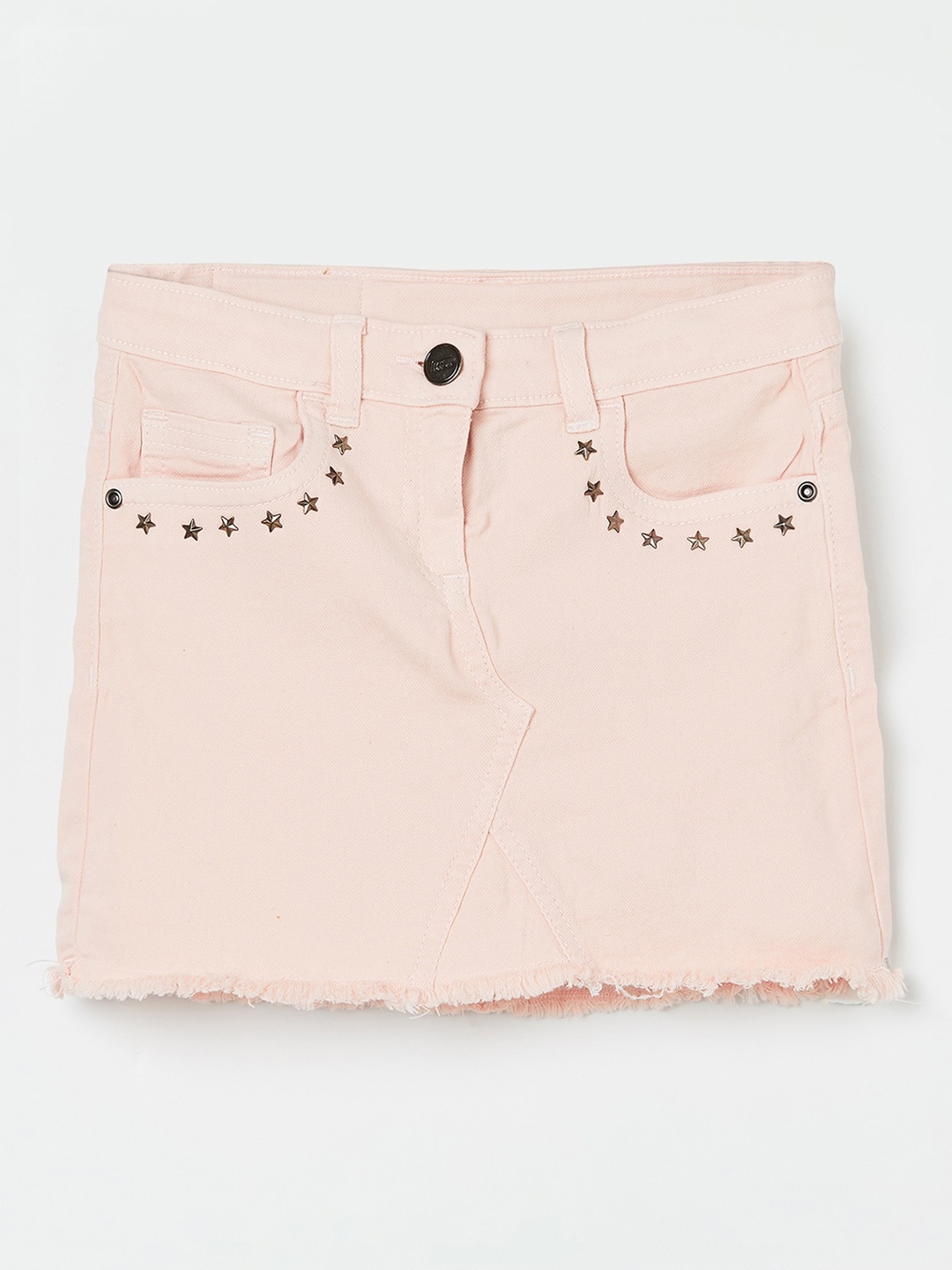 

Fame Forever by Lifestyle Girls Pink Solid Mini Flared Skirts