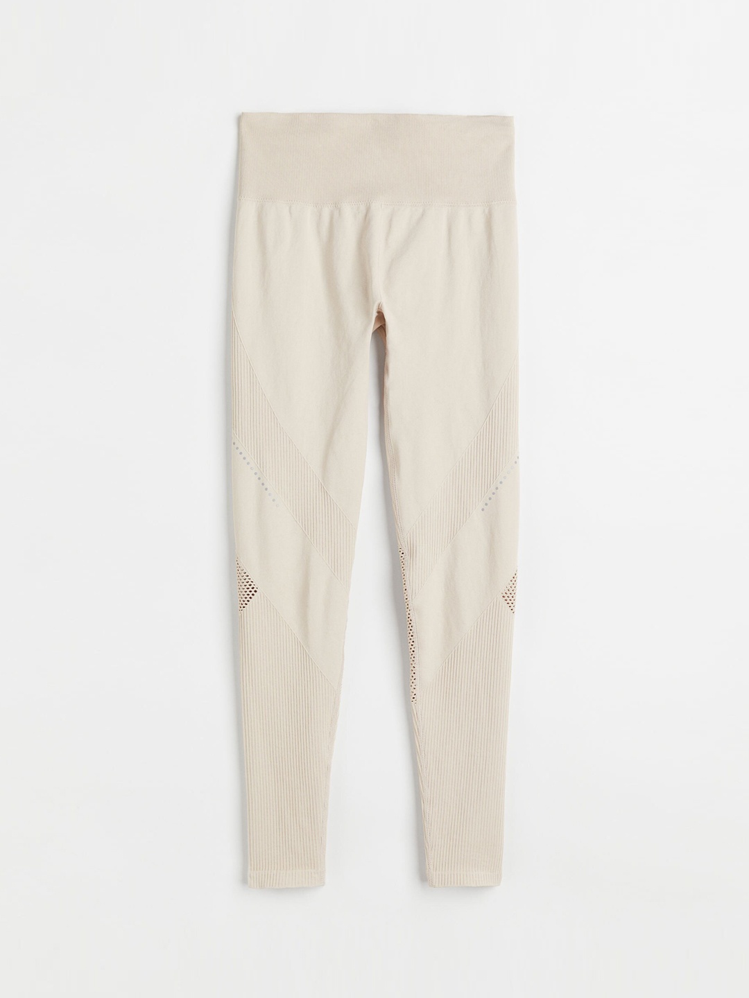 

H&M Women Beige Seamless running tights