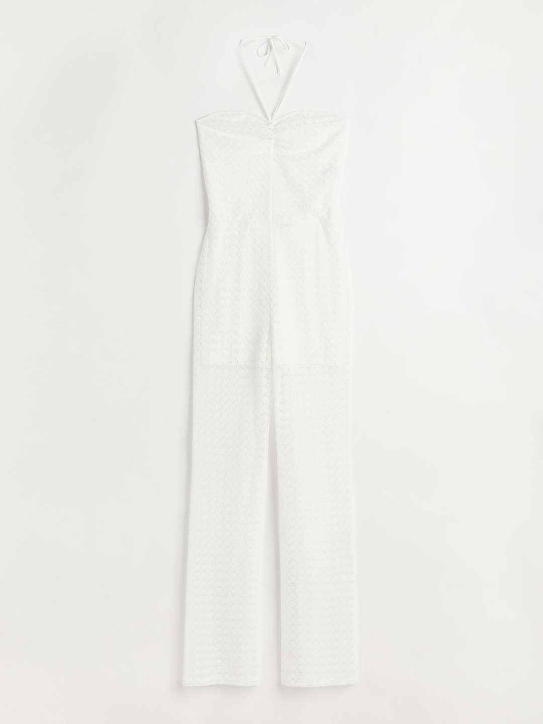 

H&M White Halterneck Jumpsuit