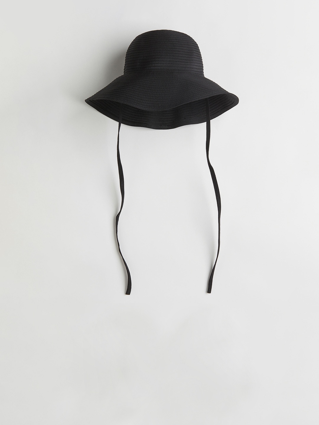 

H&M Women Black Tie-Detail Sun Hat