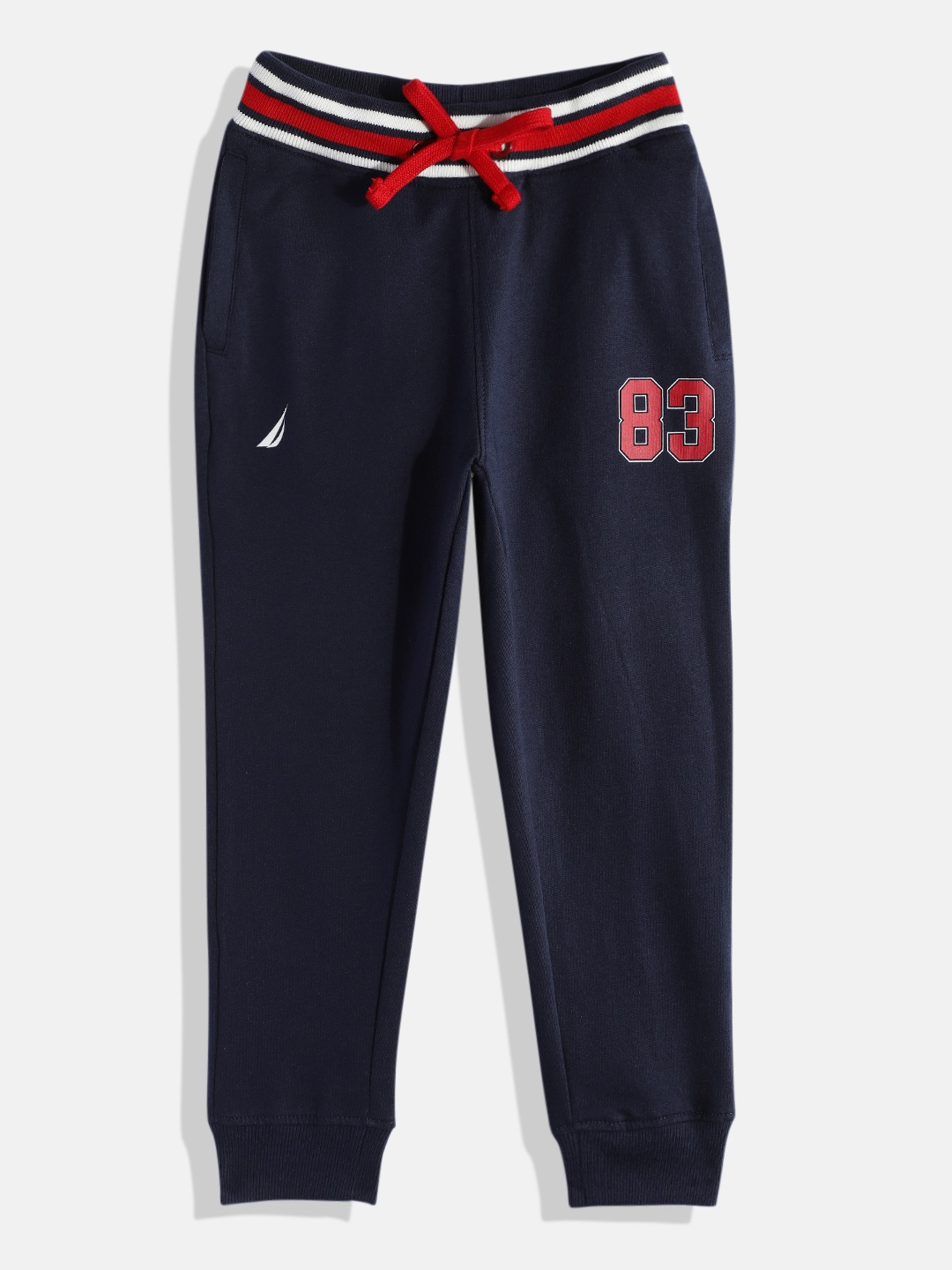 

Nautica Boys Navy Blue Pure Cotton Joggers