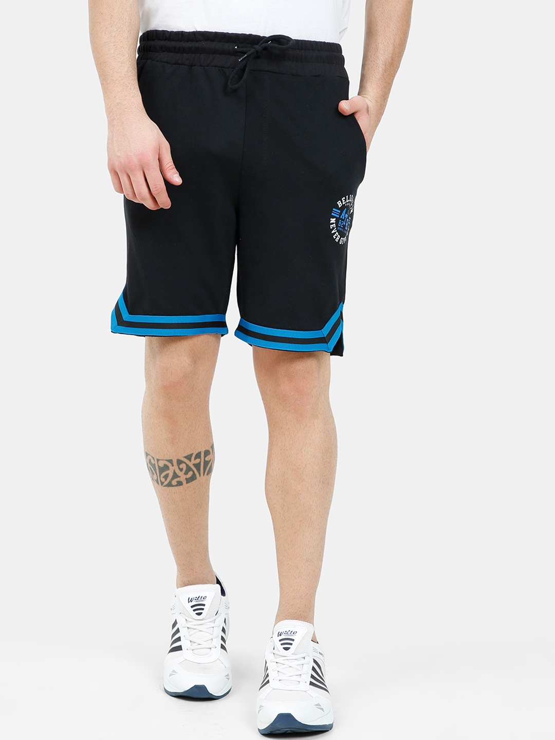 

ARDEUR Men Black Training or Gym Sports Shorts