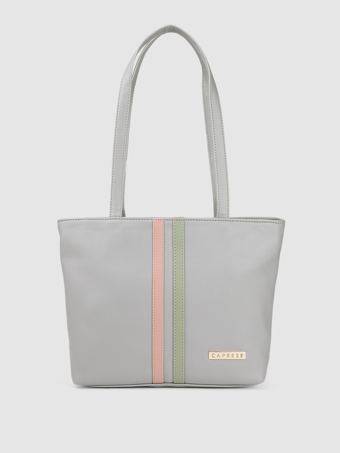 

Caprese Grey Solid Shoulder Bag