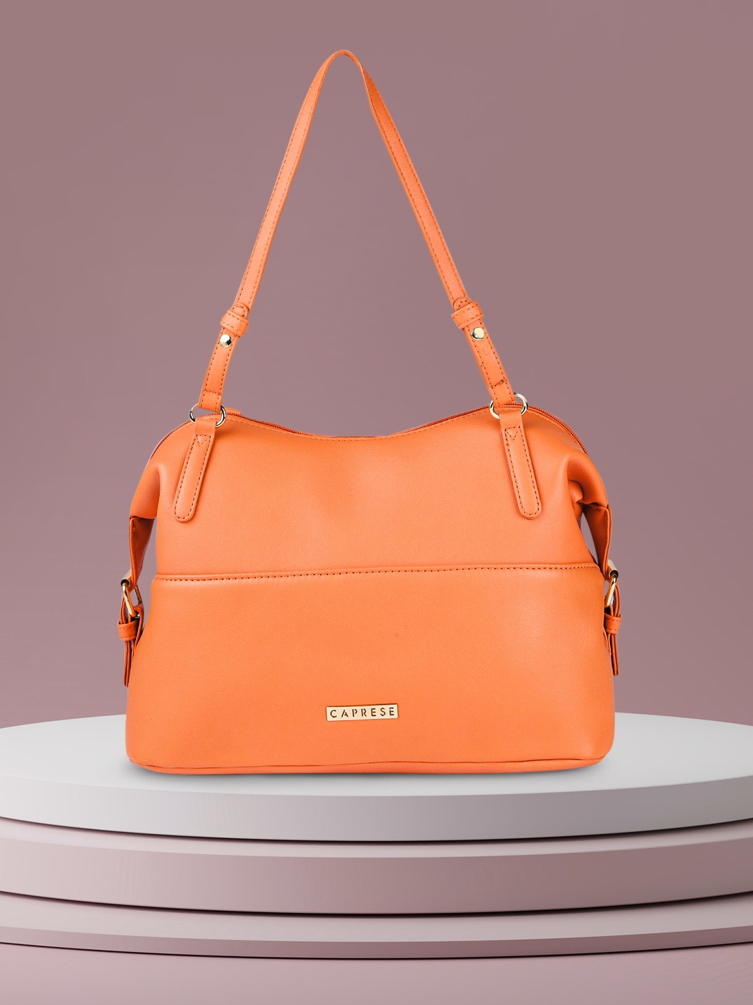 

Caprese Coral Leather Shoulder Bag