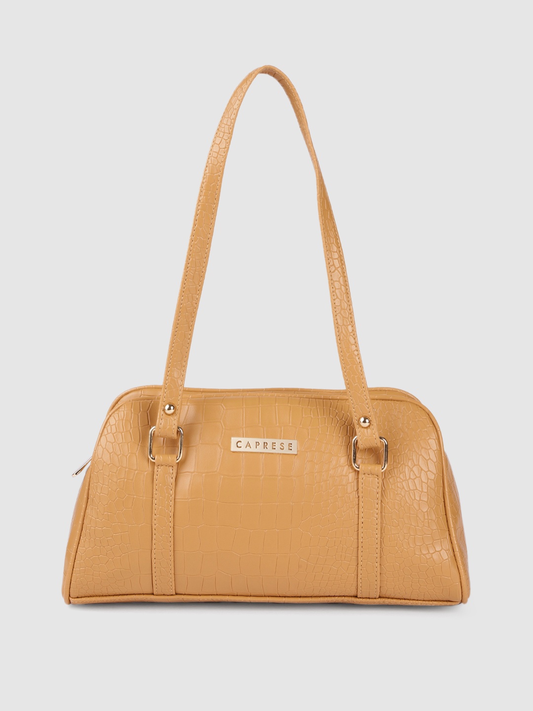

Caprese Women Brown Textured Shoulder Bag
