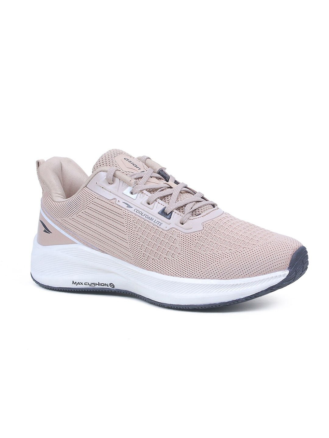 

ASIAN Men Beige Mesh Running Shoes