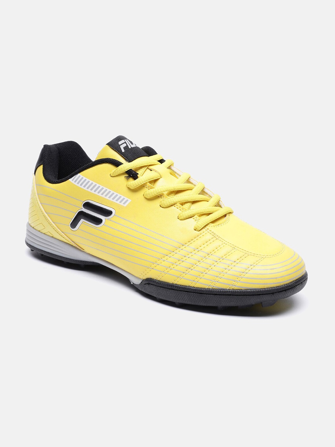

FILA Men Yellow & Black Running Shoes