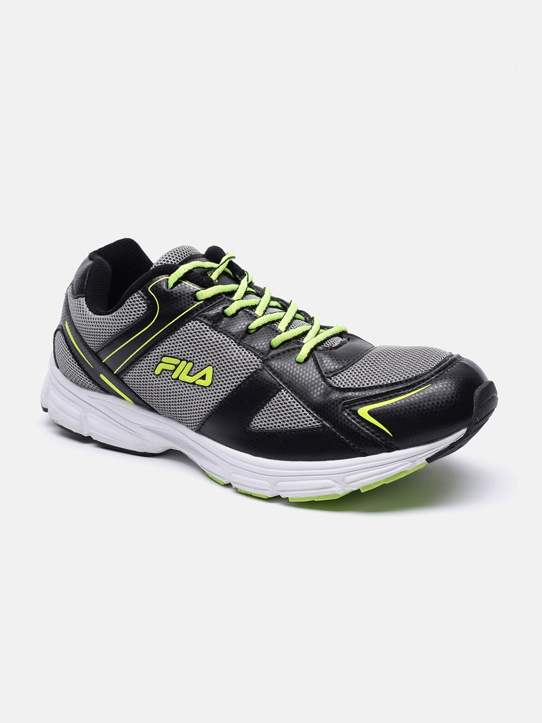 

FILA Men Black & Grey Running Shoes