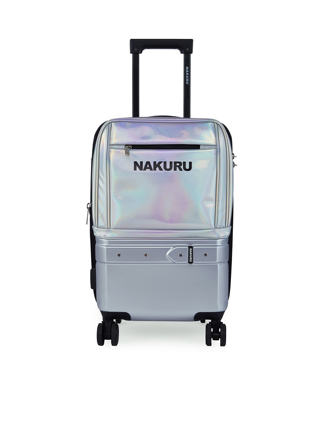 

NAKURU Silver-Toned AE-2172 Cabin Trolley Bag