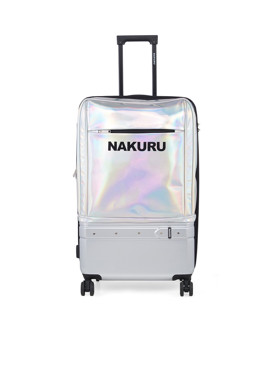 

NAKURU Voyager Hard-Sided 29" Large Trolley Suitcase, Silver