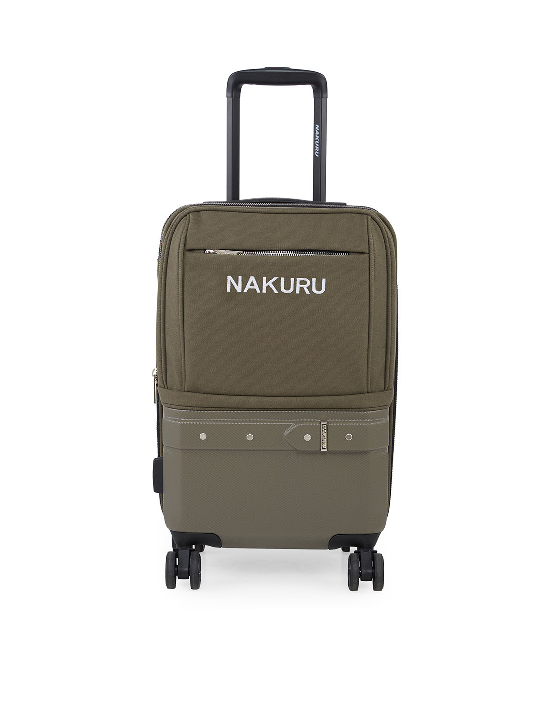 

NAKURU Voyager Army Green Hard Soft 20" Cabin Luggage