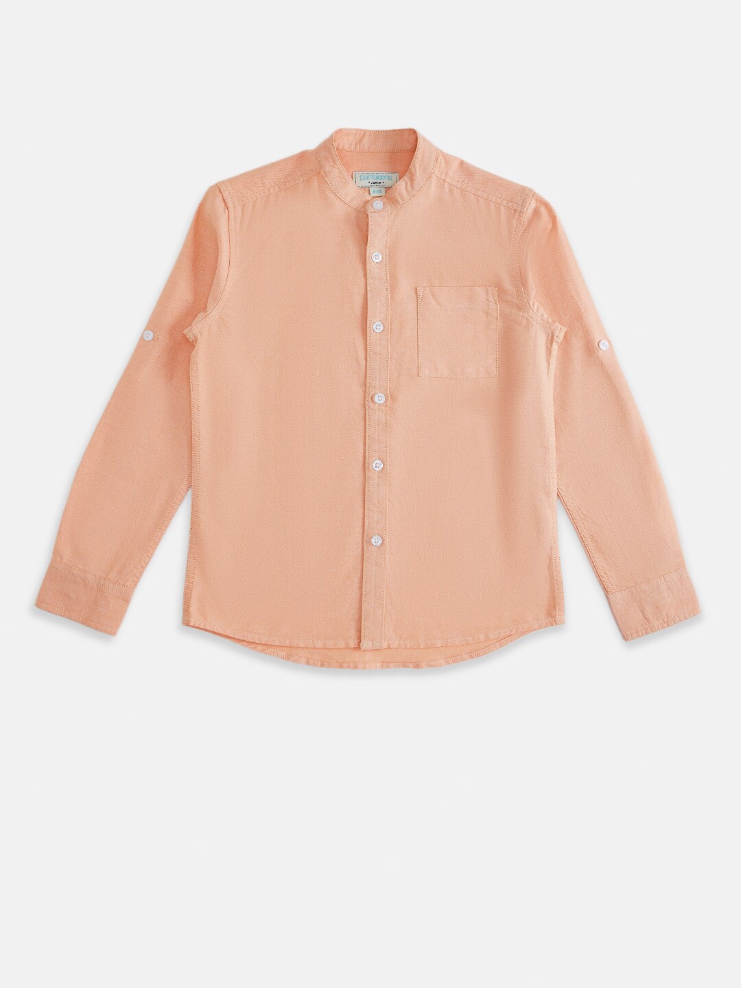 

Pantaloons Junior Boys Red Casual Shirt
