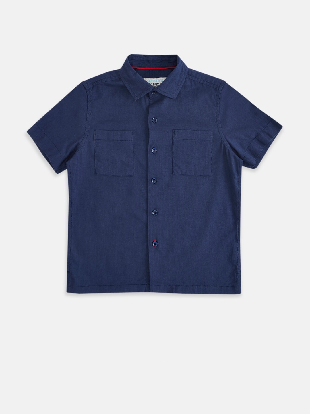 

Pantaloons Junior Boys Navy Blue Casual Shirt