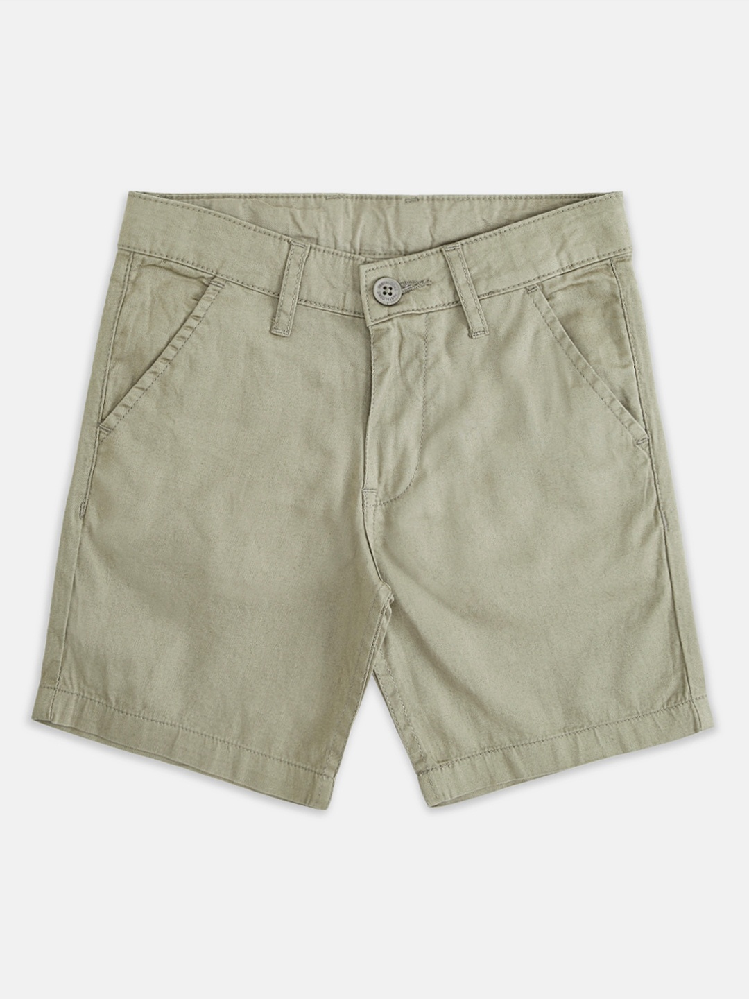 

Pantaloons Junior Boys Olive Green Shorts