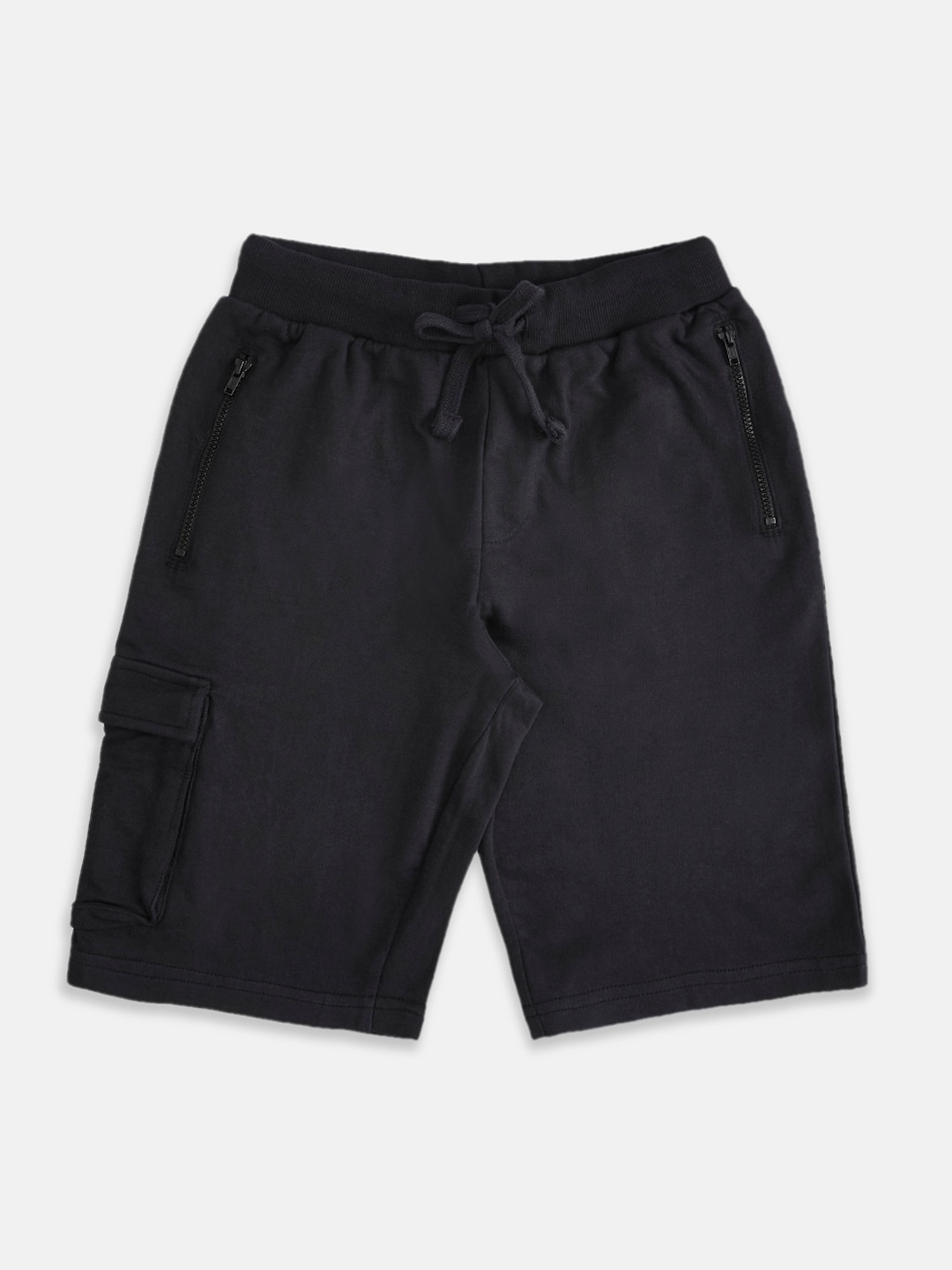 

Pantaloons Junior Boys Charcoal Grey Cotton Shorts