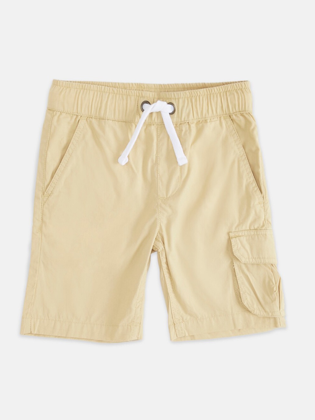 

Pantaloons Junior Boys Tan Cotton Shorts