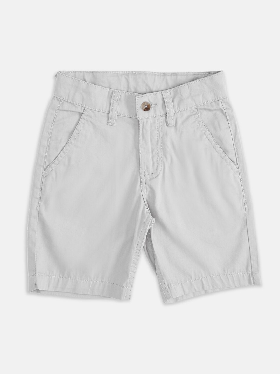 

Pantaloons Junior Boys Grey Cotton Chino Shorts