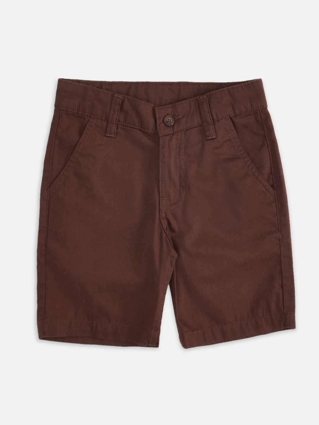 

Pantaloons Junior Boys Brown Chino Shorts