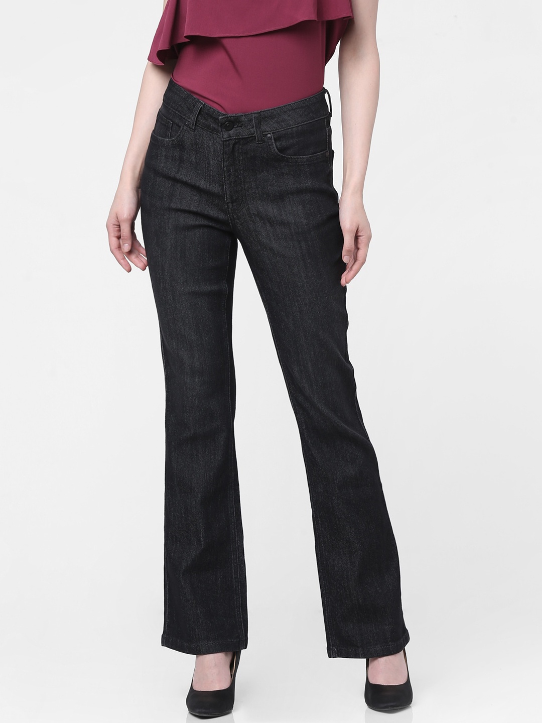 

Vero Moda Women Black Bootcut Jeans