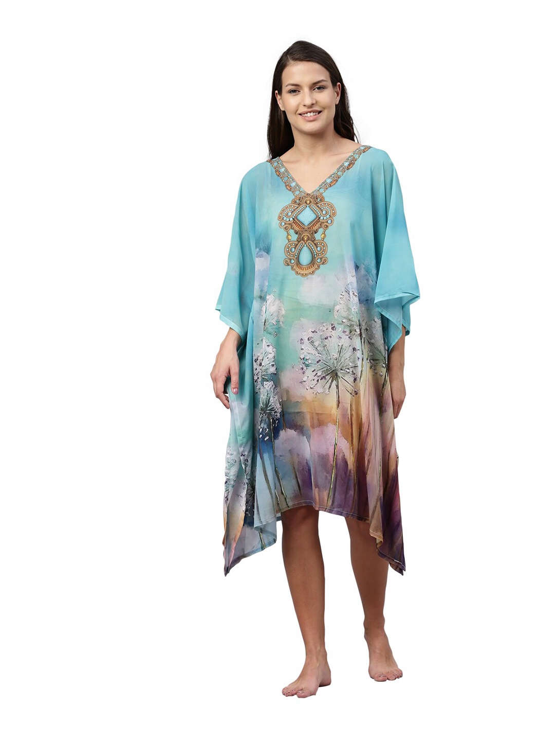 

Bailey sells Blue Printed Kaftan Nightdress