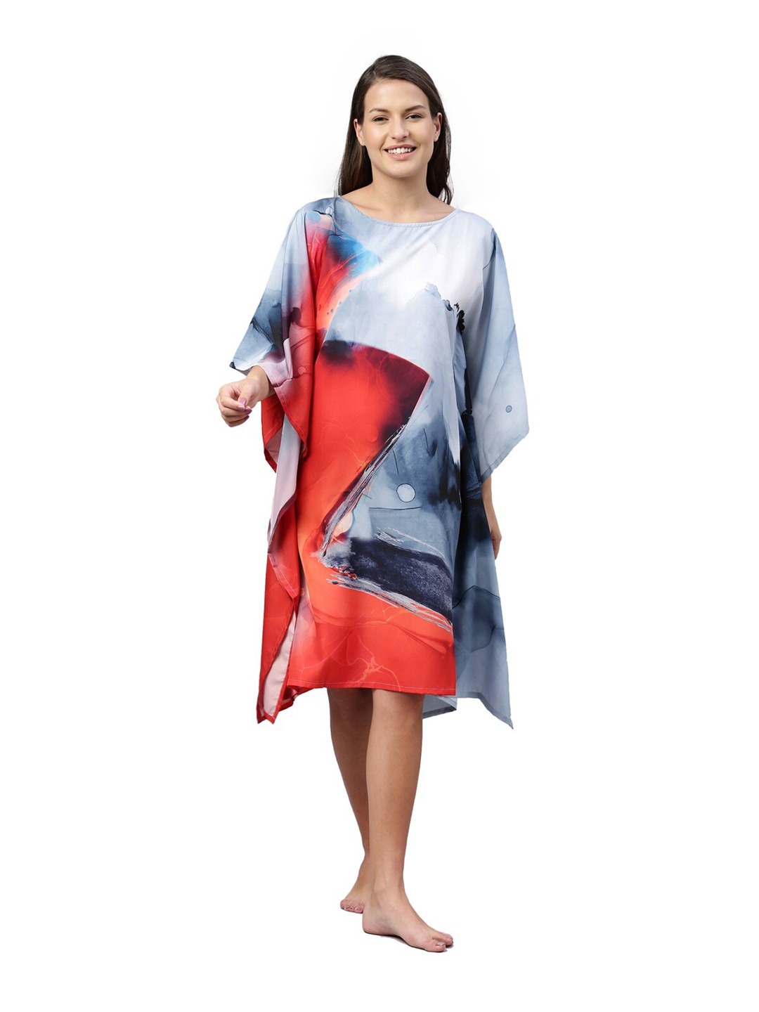 

Bailey sells Red Printed Kaftan Nightdress