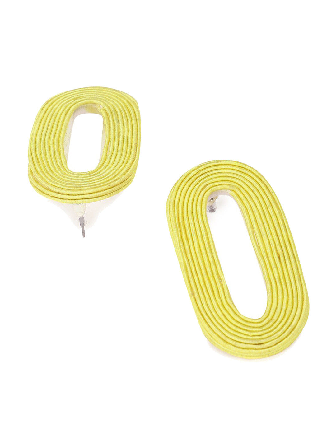 

FOREVER 21 Yellow Contemporary Studs Earrings
