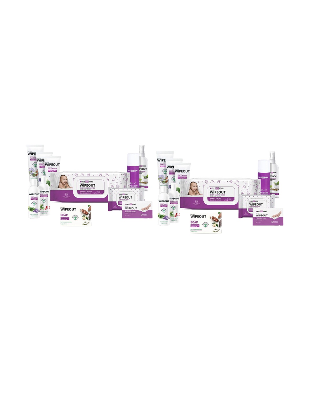 

MyGlamm Set of 2 Wipeout Germ Killing Soap 75 g each, White